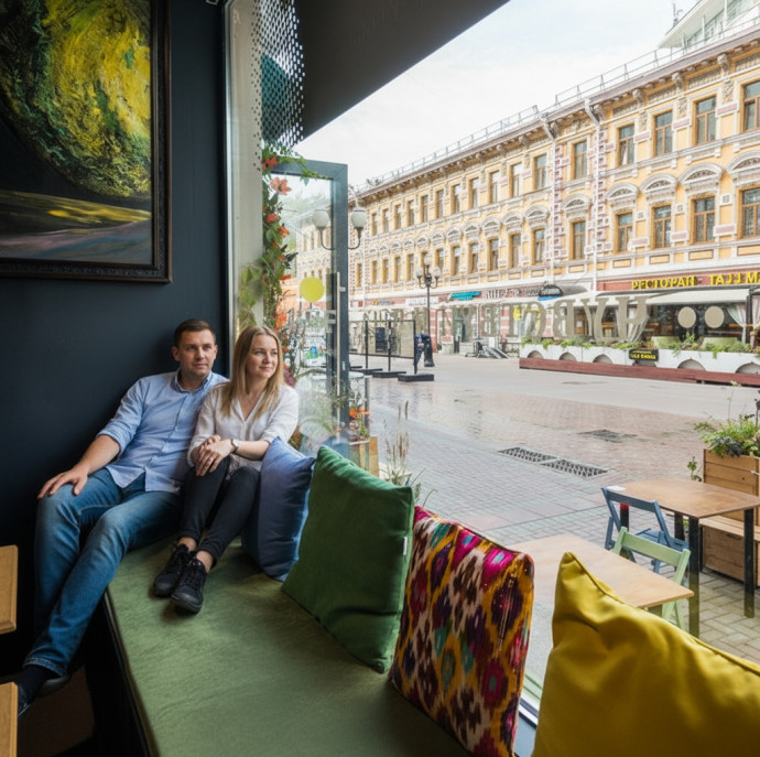 Свидание в темноте в музее Сенсориум в Москве