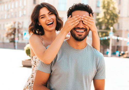 Свидание в темноте в музее Сенсориум в Москве