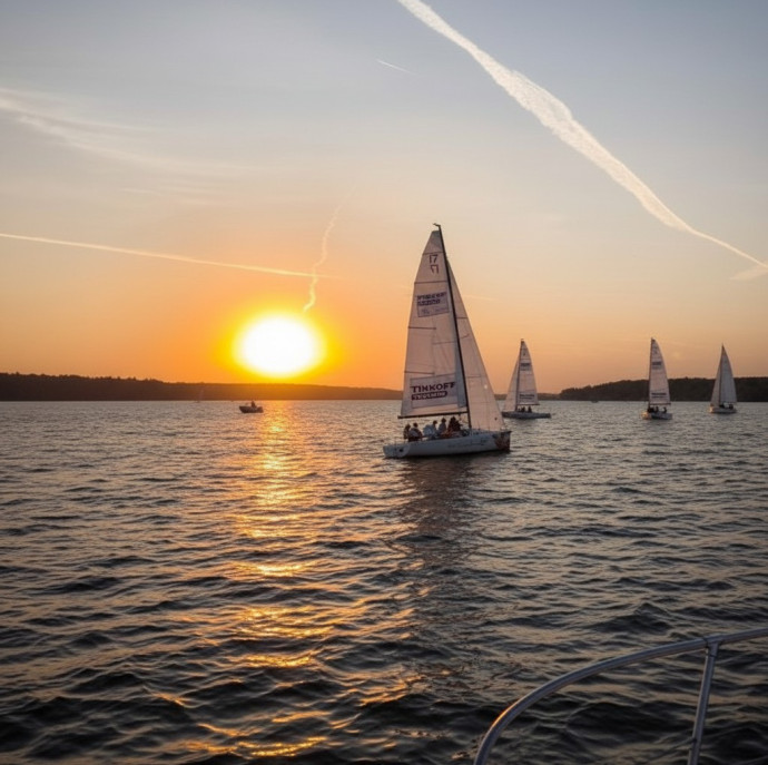 Прогулка на яхте для влюбленных в Москве