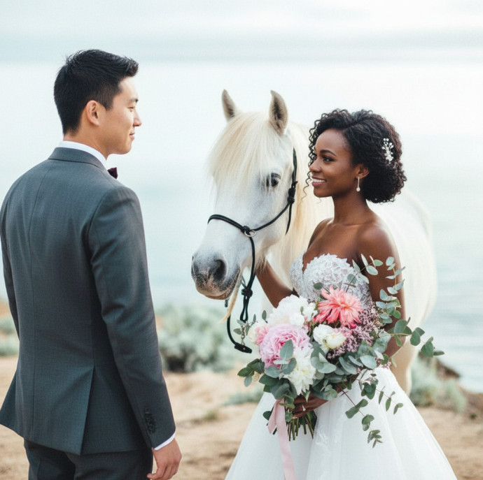 Романтическая прогулка на лошадях в Москве