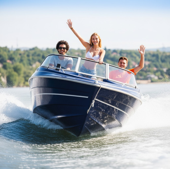 Прогулка на катере в район Москва Сити в Москве