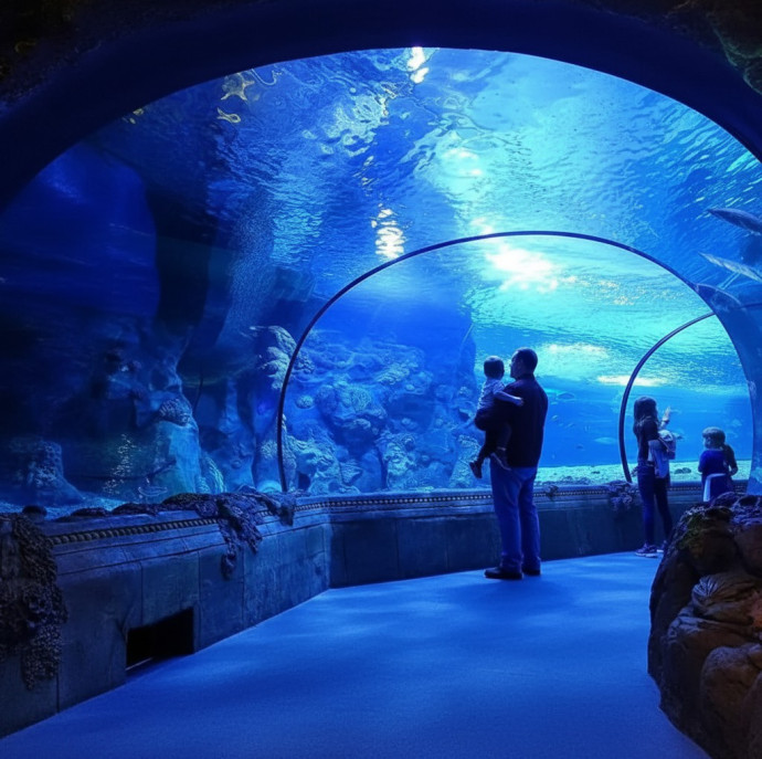Посещение Океанариума в Москве