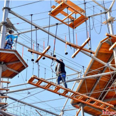 Веревочный парк на ВДНХ в Москве