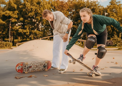 Урок по скейтборду в Duck Fly в Москве