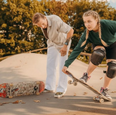 Урок по скейтборду в Duck Fly в Москве