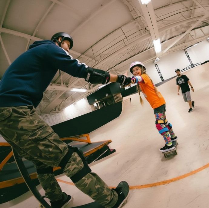 Урок по скейтборду в Duck Fly в Москве