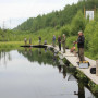 Рыбалка на озере в Москве