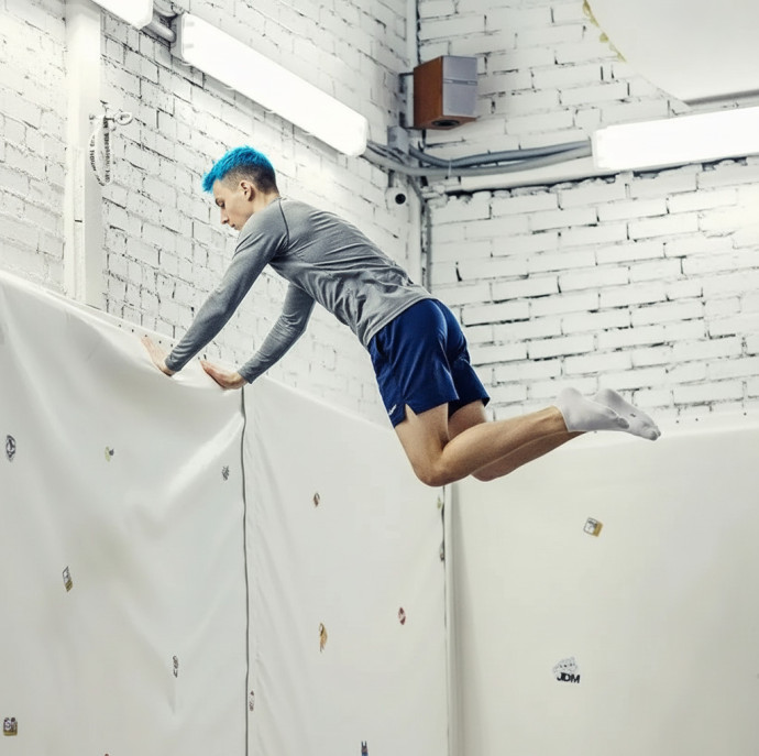 Прыжки на батуте в Москве