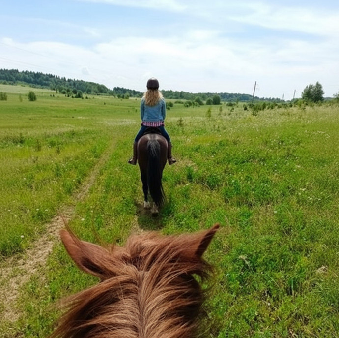 Конная прогулка в Москве
