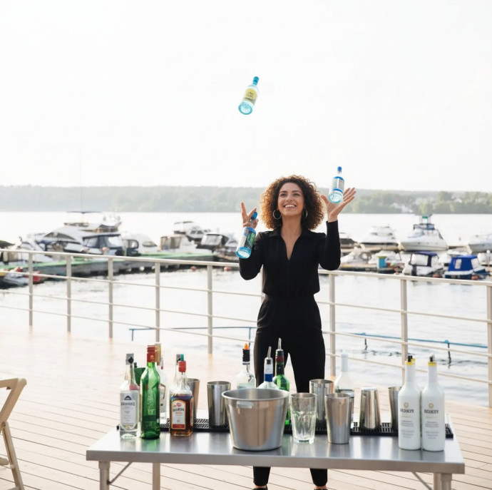 Бармен-шоу в Москве