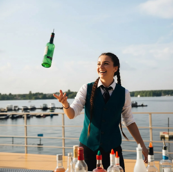 Бармен-шоу в Москве