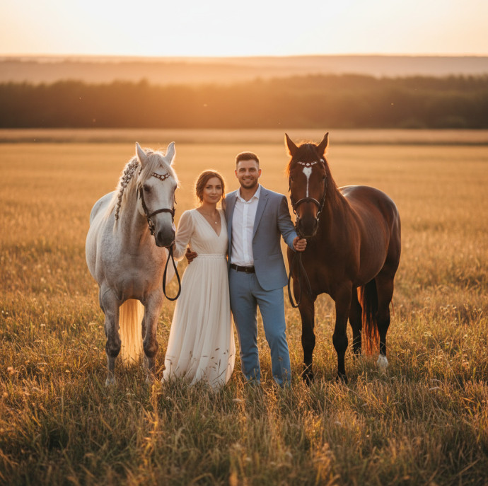 Фотосессия с лошадьми в Москве