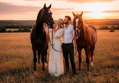 Фотосессия с лошадьми в Москве