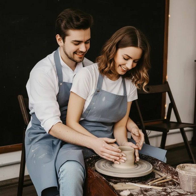 Свидание в гончарной школе в Москве