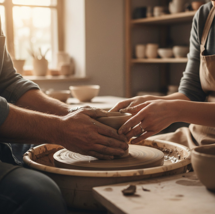 Свидание в гончарной школе в Москве
