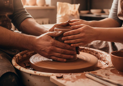 Свидание в гончарной школе в Москве