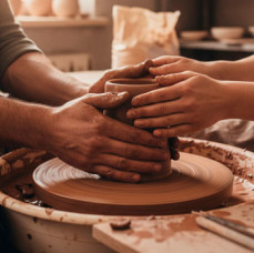 Свидание в гончарной школе в Москве