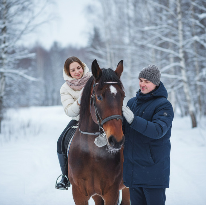 Конная прогулка для двоих в Москве