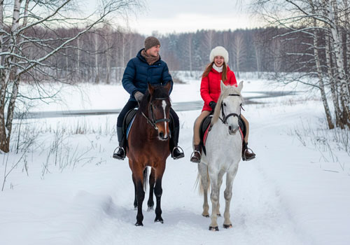 Конная прогулка для двоих в Москве
