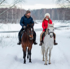 Конная прогулка для двоих в Москве