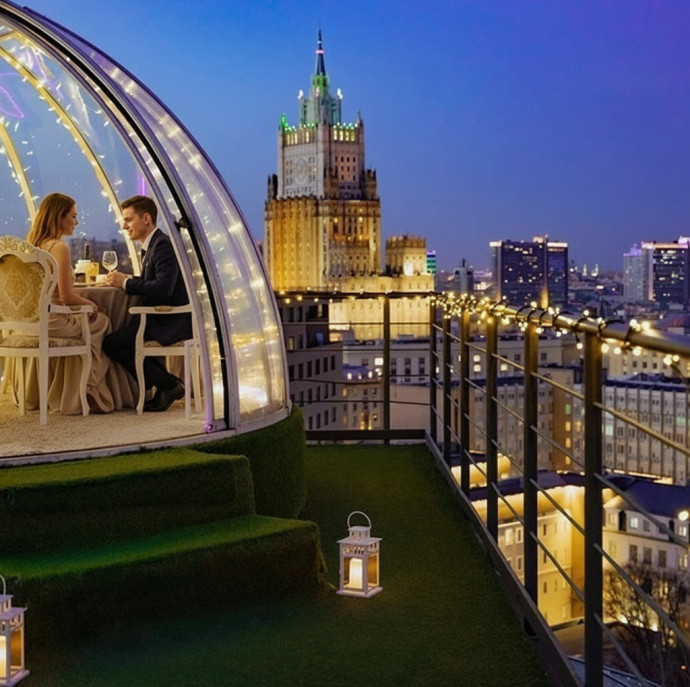 Свидание на крыше (м. Смоленская) в Москве
