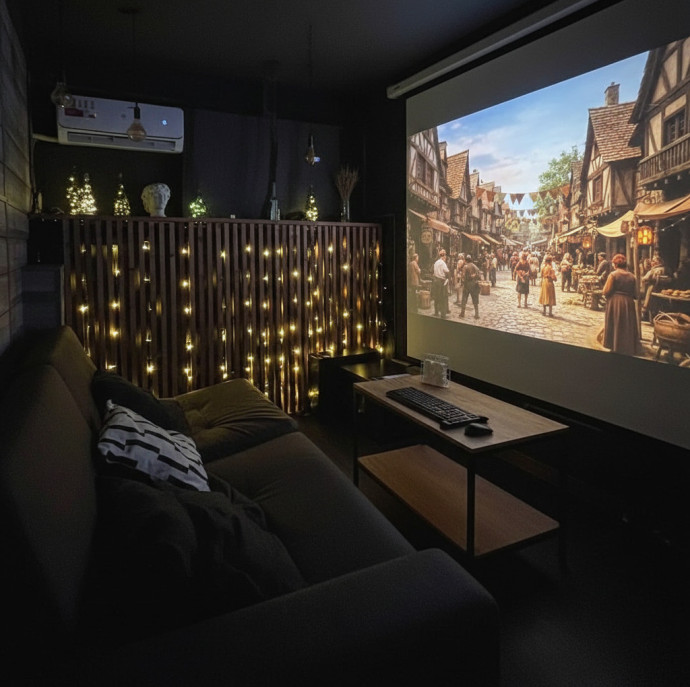 Свидание в частном кинотеатре в Москве