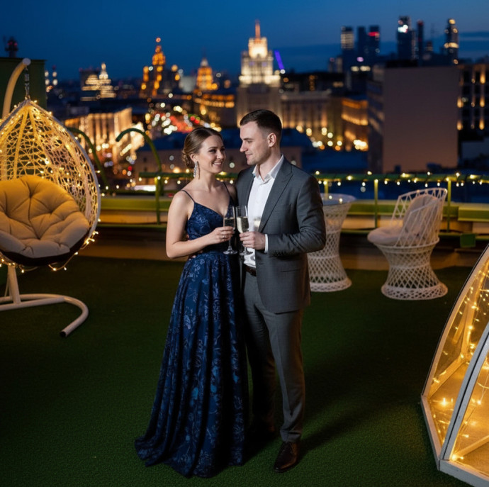 Cвидание на крыше (м. Маяковская) в Москве