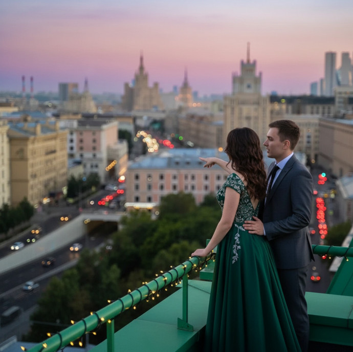 Cвидание на крыше (м. Маяковская) в Москве