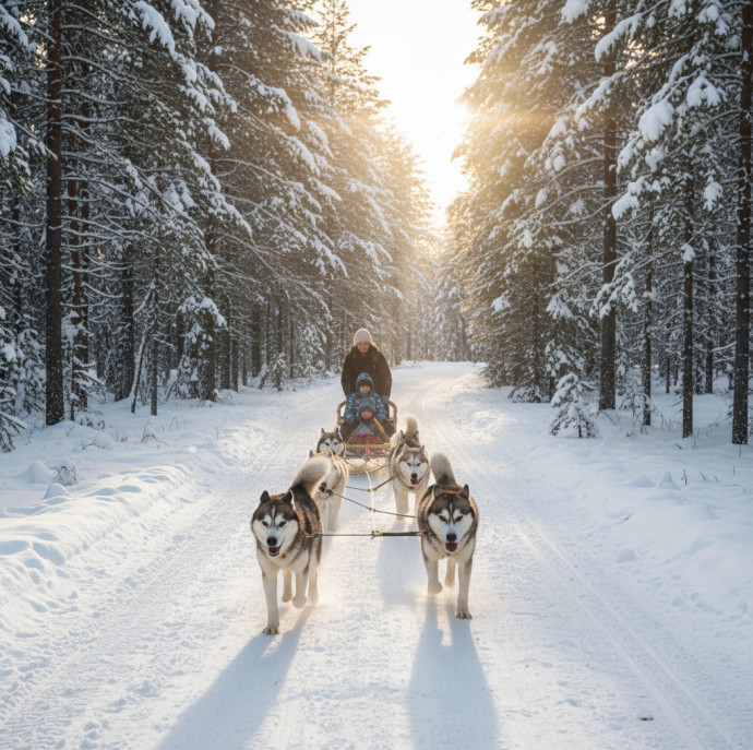 Экскурсия Северные олени и ездовые собаки в Москве
