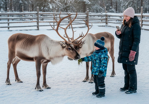 Экскурсия Северные олени и ездовые собаки в Москве
