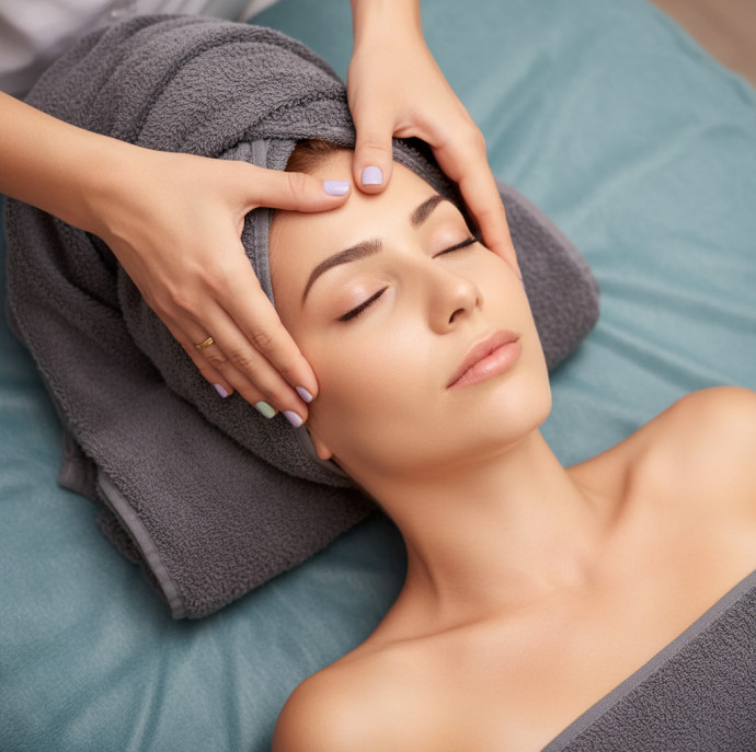 Массаж лица и головы в Москве