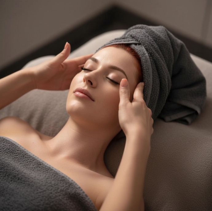 Массаж лица и головы в Москве