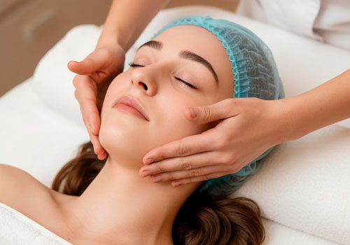 Классический массаж лица с элементами лимфодренажного массажа в Москве