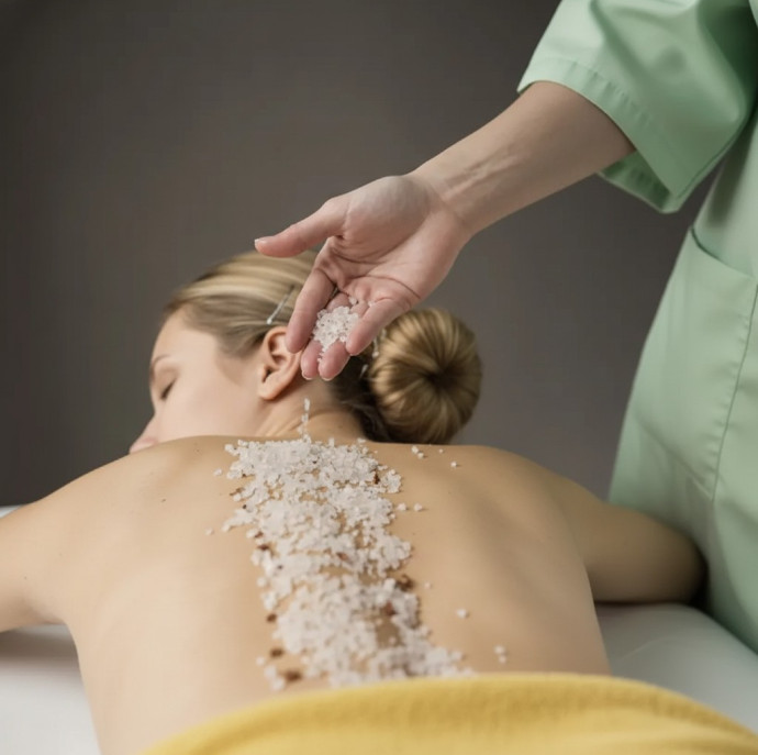 Пилинг тела + обертывание с маской для тела в Москве