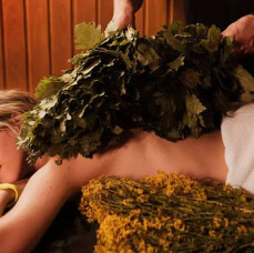 Парение в термальном комплексе в Москве