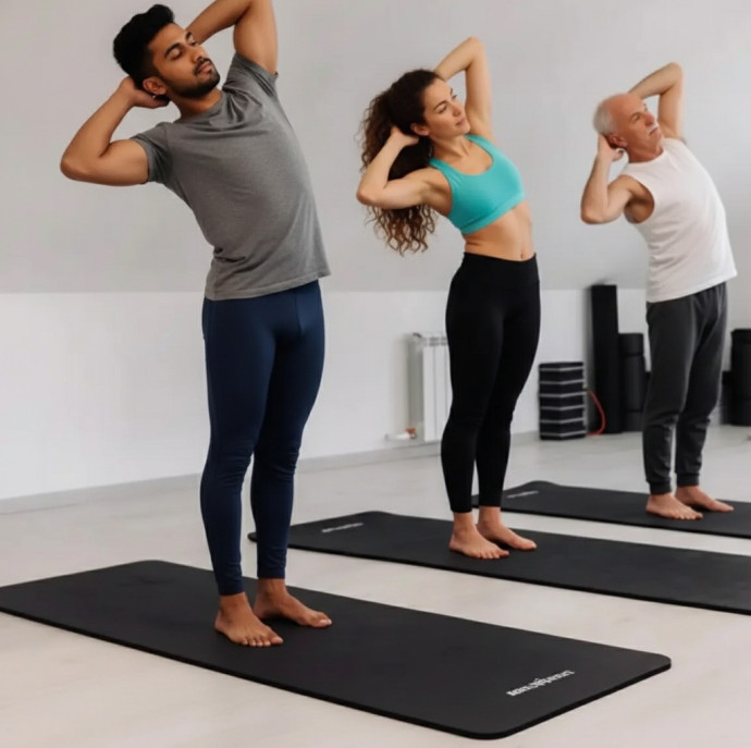 Тренировка по пилатесу в составе мини группы в Москве