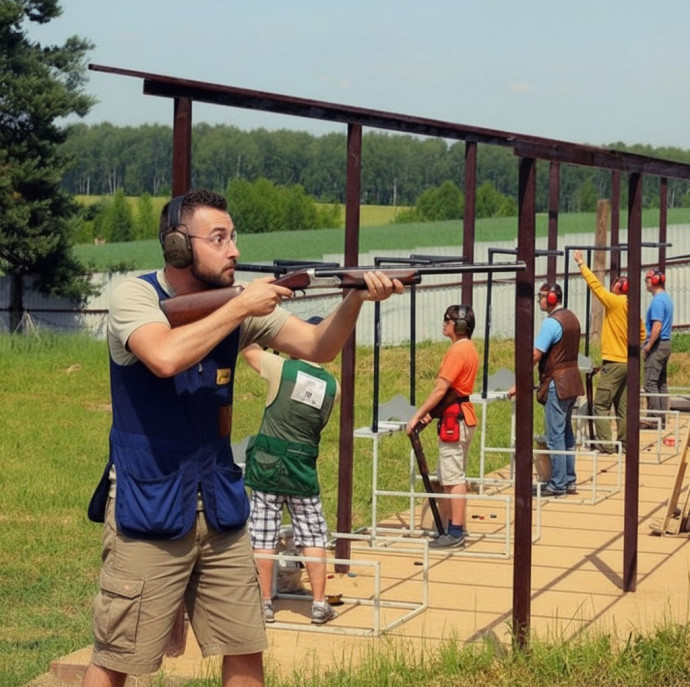 Стрельба по летающим мишеням тарелочкам в Москве