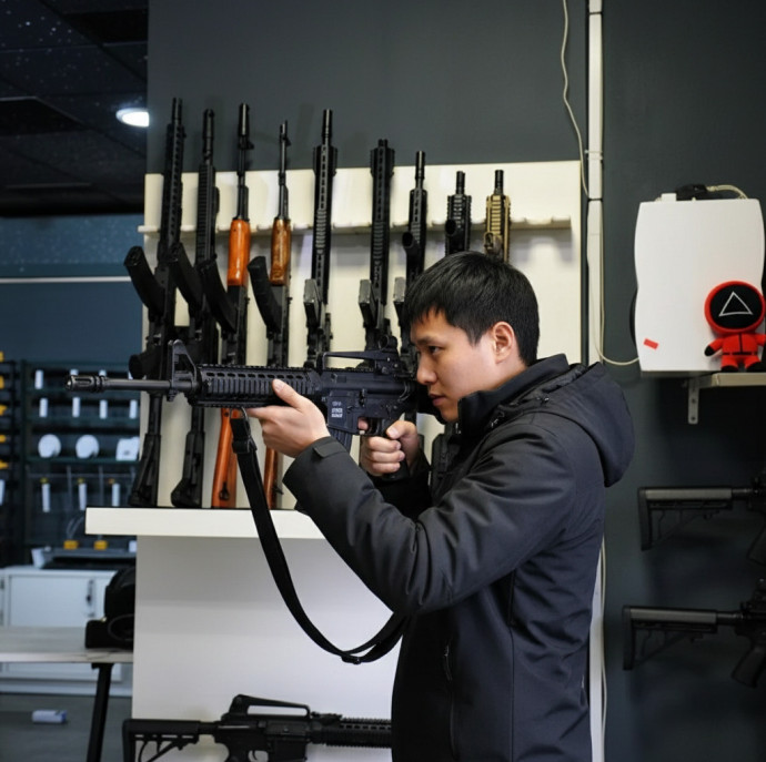 Стрельба из страйкбольных винтовок пистолетов автоматов луков в Москве