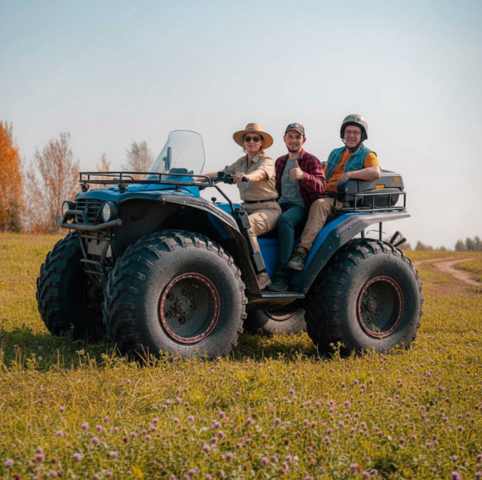 Катание на квадробигфутах в Москве