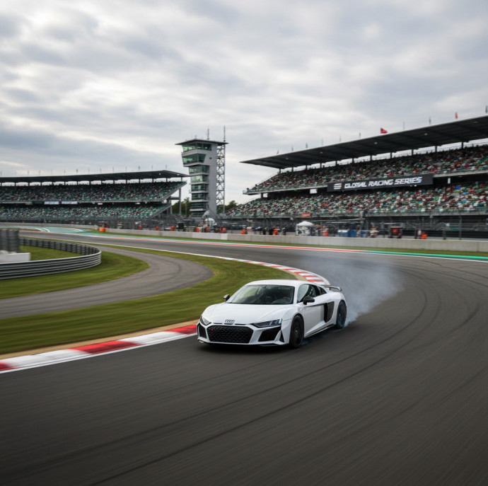 Заезд на Audi R8 в Москве