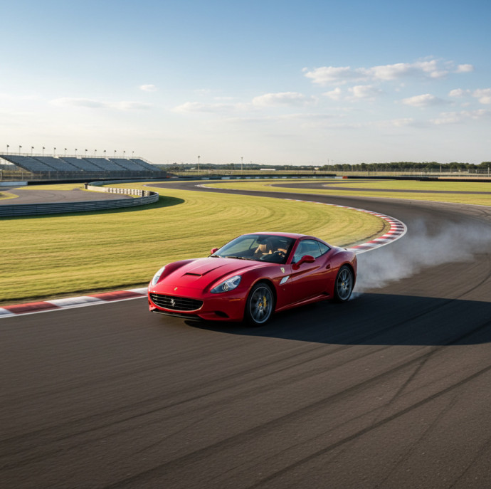 Заезд на Ferrari California в Москве