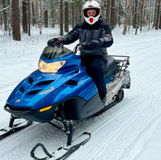 Поездка на снегоходе в Москве