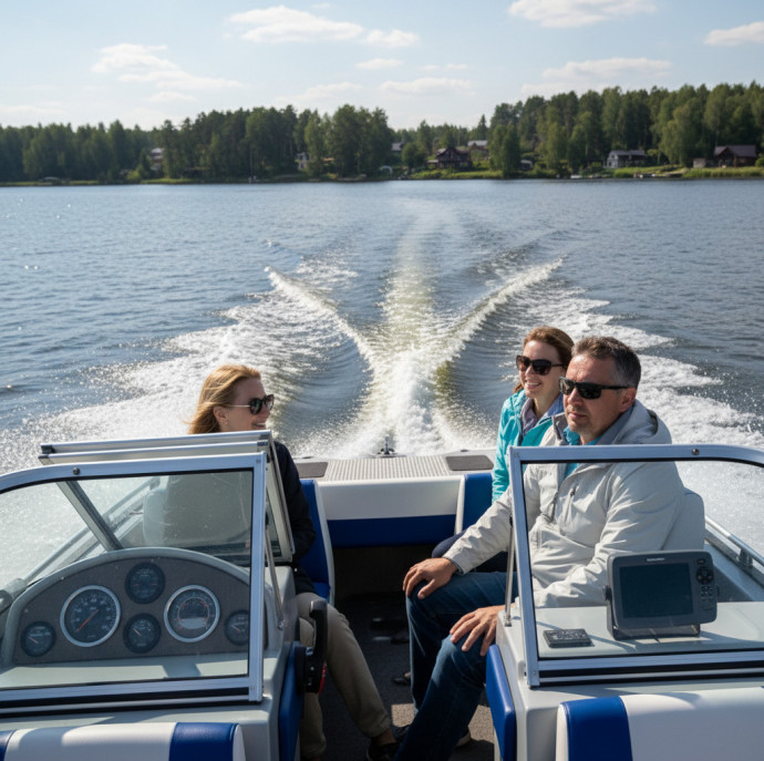 Увлекательная прогулка на скоростном катере в Москве