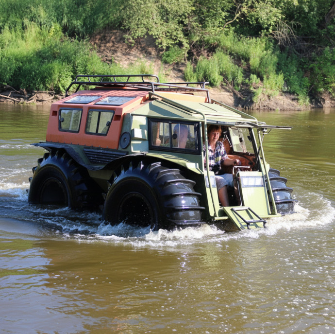 Заезд на вездеходе в Москве