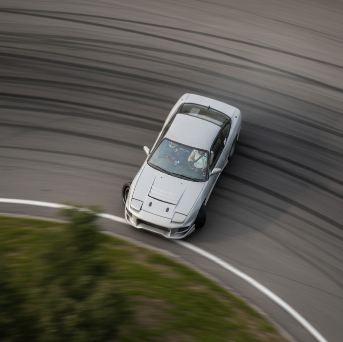 Летний дрифт на авто в Москве