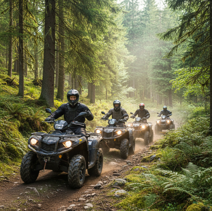 Прокат квадроцикла с конной прогулкой в Москве