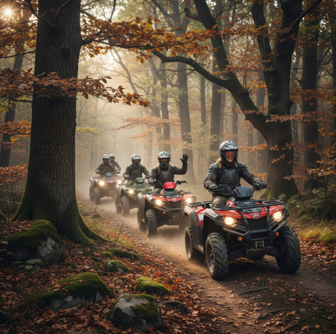 Прокат квадроцикла с конной прогулкой в Москве