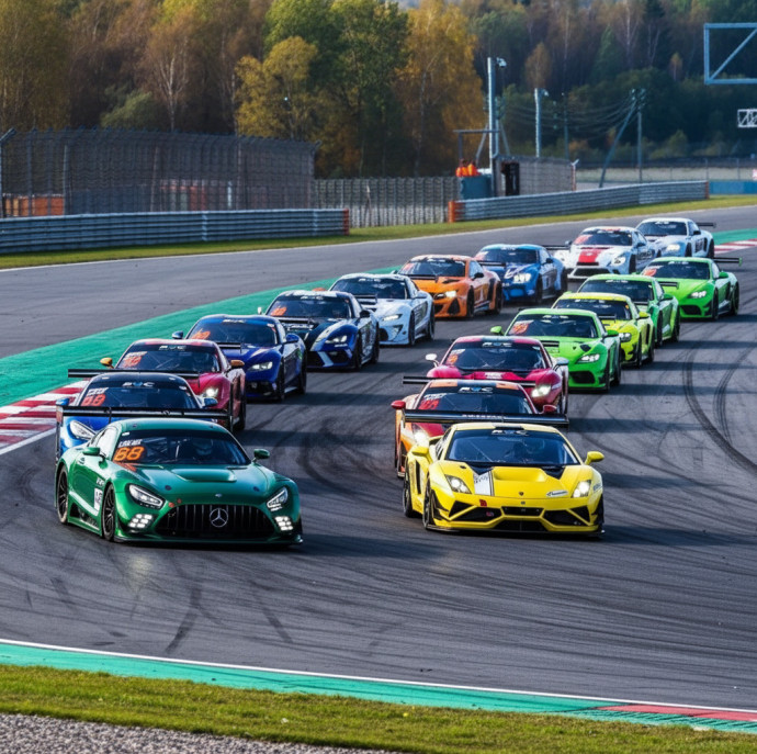 Заезд на автомобиле Nissan GTR R-35 в Москве