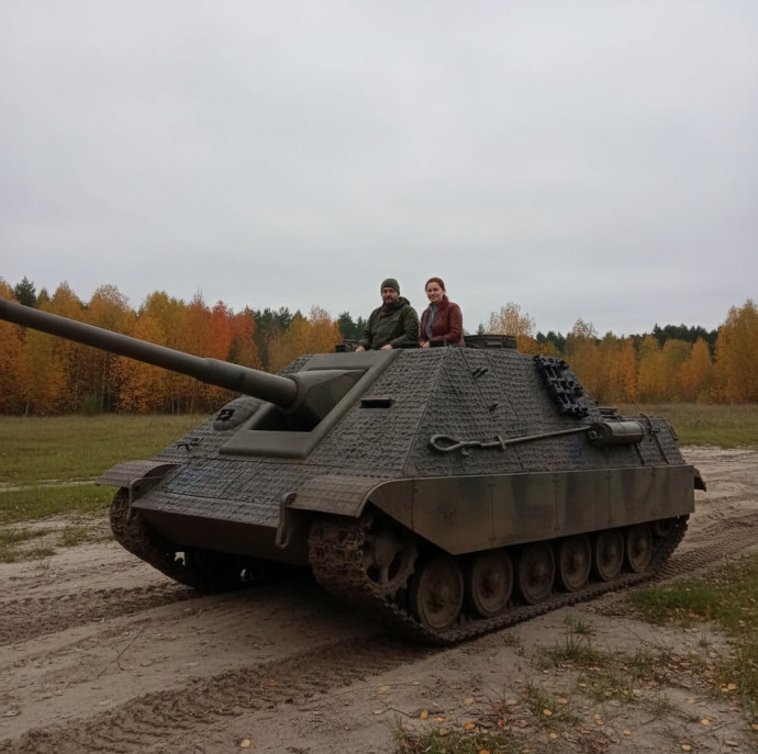 Поездка на танке в Москве
