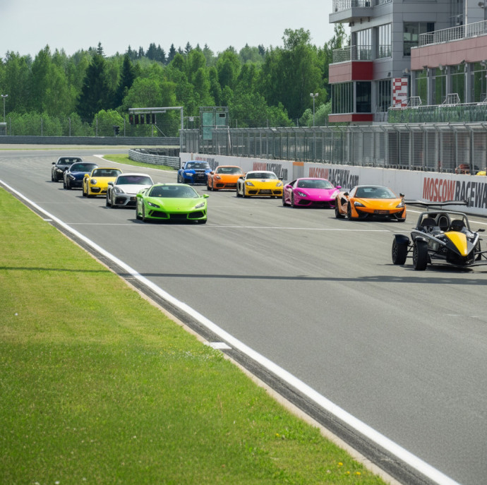 Заезд на спорткаре Ariel Atom на гоночном треке в Москве